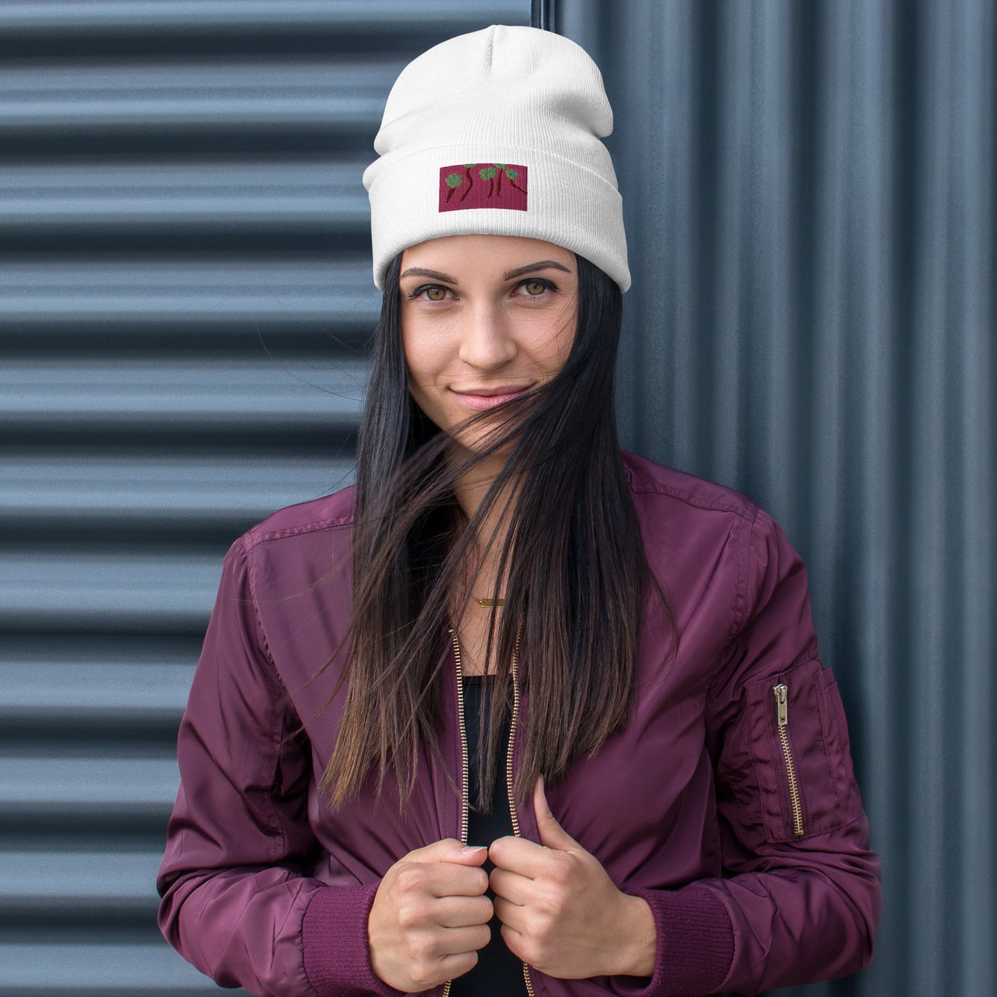Embroidered Beanie